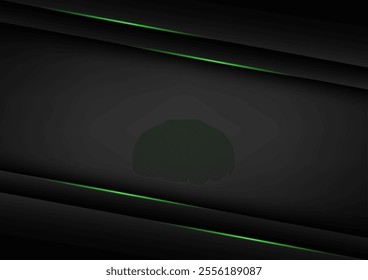 Carbon graphite green neon background cover space EPS10. Use for presentation, flyer, brochure, cover, web page etc.