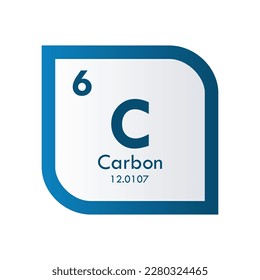 carbon icon set. vector template illustration  for web design