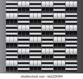 Carbon Kevlar Weave vector pattern