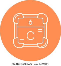Carbon Line vector Icon Design
