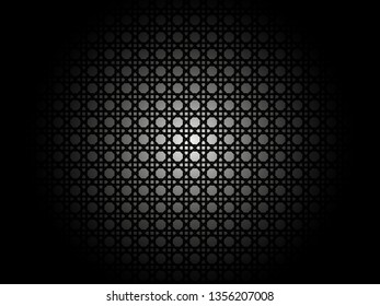 Carbon metal pattern circle lines shadow vector illustration