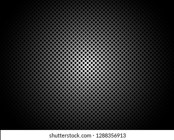 Carbon metal pattern circle shadow