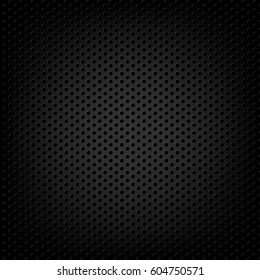 Carbon Metallic Background With Gradient Mesh, Vector Illustration