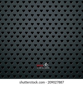Carbon metallic texture background