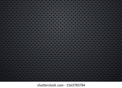 Carbon metallic texture background.Vector carbon fiber texture. Dark background with lighting.
