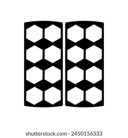 Carbon Nanobot icon in vector. Logotype
