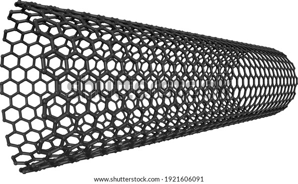 Carbon Nanotube Model 3d Nano Chemistry Stock Vector (Royalty Free ...