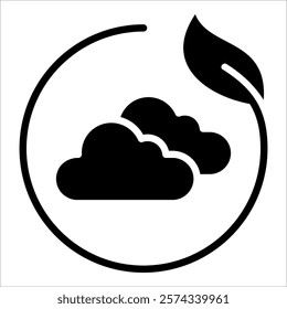 Carbon Neutral Icon Element For Design