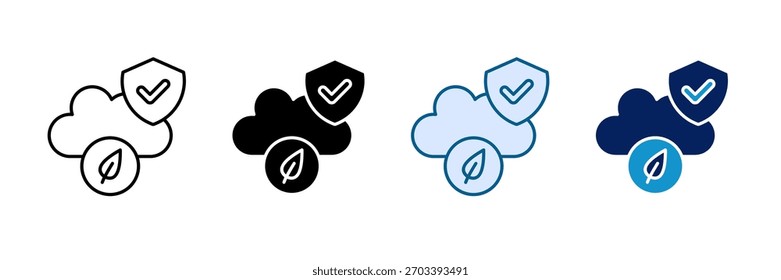 Conjunto de iconos neutros de carbono Colección de estilo múltiple