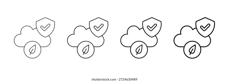 Vector De Iconos Neutros De Carbono En Diferentes Estilos De Línea De Carrera
