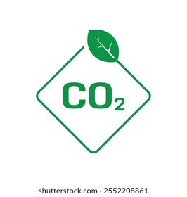 carbon neutral text information sign