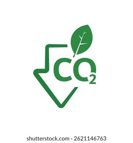 carbon neutral text information sign
