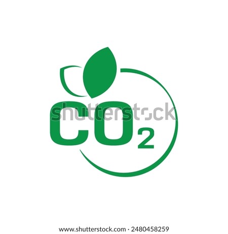 carbon neutral text information sign