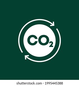 Carbon Offset, Co2 Gas Reduction Icon