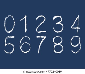 Carbon Pencil Numbers Draw