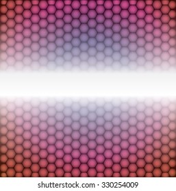 carbon seamless pattern with hexagons and light line