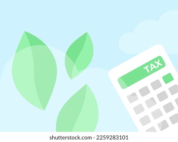 Carbon Tax concept. Payment fee for greenhouse gas GHG emissions. A worldwide taxation system aimed at reducing nature pollution through CO2 and implementing cap and trade initiatives