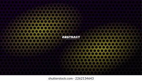 Carbon with yellow light color background vector