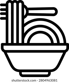 Carbonara Vector Design Icon Style