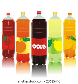 carbonated drink bottles