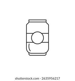 Carbonated Soda in Aluminum Can