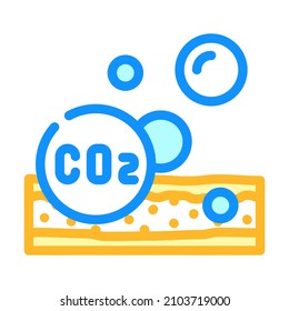 carboxytherapy procedure color icon vector. carboxytherapy procedure sign. isolated symbol illustration