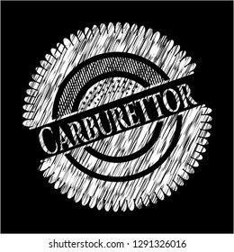 Carburettor chalk emblem