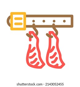 carcass conveyor color icon vector. carcass conveyor sign. isolated symbol illustration