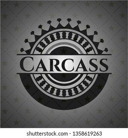 Carcass realistic dark emblem