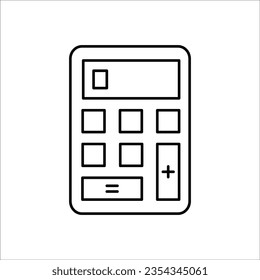 carculator icon design, illustration design