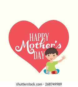 Card for 12th May for Happy Mothers Day celebration.