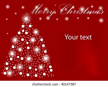 Card with 2010 numbers over stylized background with fireworks