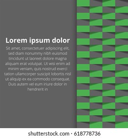 Card with abstract background. Vector Illustration.