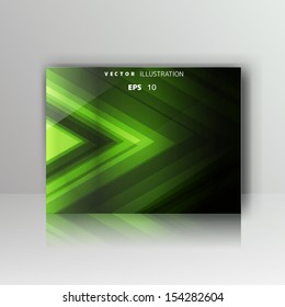 card with abstract geometrical background