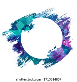 Tarjeta con mármol abstracto, textura de piedra. Fondo creativo con lugar para texto. Diseño de fondo acuarela. Ilustración del vector