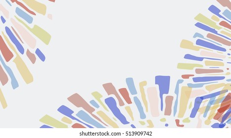 Card with an abstract pattern in the form of bright spots
radiating,  vector 

