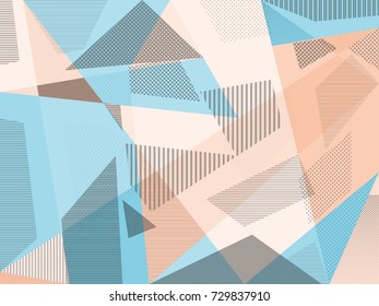 Card with abstract pattern. Memphis style texture. Design for poster, card, invitation, placard, brochure. Memphis style. Vector