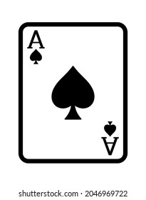 card ace of spades icon
