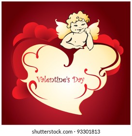card with an angel
