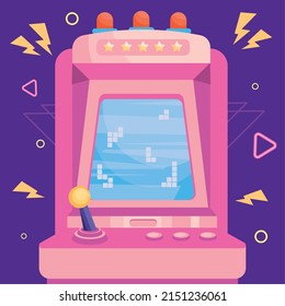 card of arcade machine design