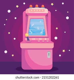 card of arcade machine illustration