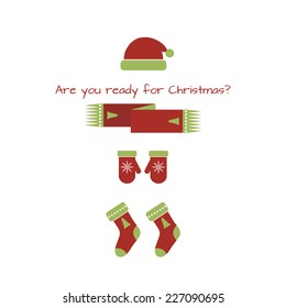Card "Are you ready for Christmas?"