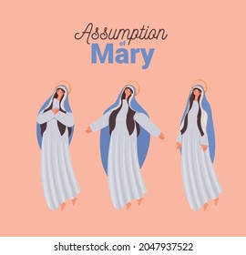 Card Of Assumption Of Mary