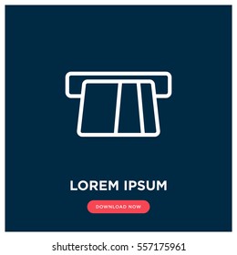 Card atm vector icon