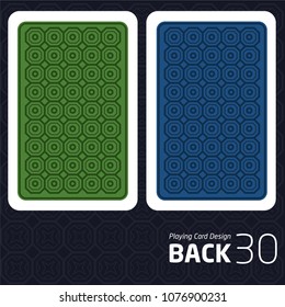 Card Back Abstract Pattern Background Underside