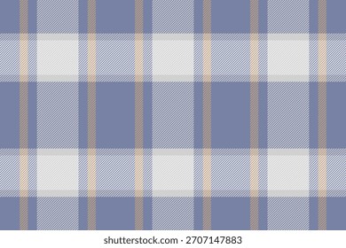 Tartán inconsútil del fondo de la tarjeta, textura lisa del Vector del patrón. Textil a cuadros de tela a cuadros de origen étnico en colores pastel y gris claro.