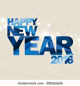 card, banner for new year 2016