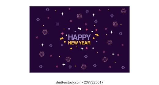 card banner new year vector
