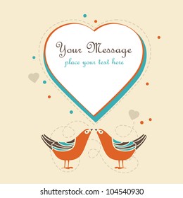 card with birds