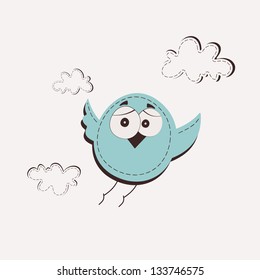 Card with birds
